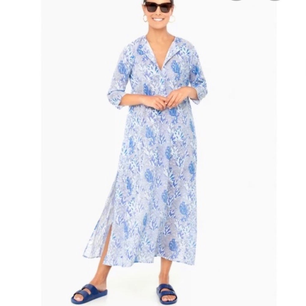 Roller Rabbit Ugyen Leaves Dress Small